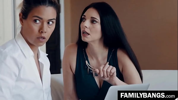 FamilyBangs.com ⭐ Liberal Stepdaughter Strap Fuck her Kind Stepmom, Mindi Mink, Abella Danger