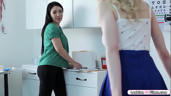 Nurse massage all the way up to the tits